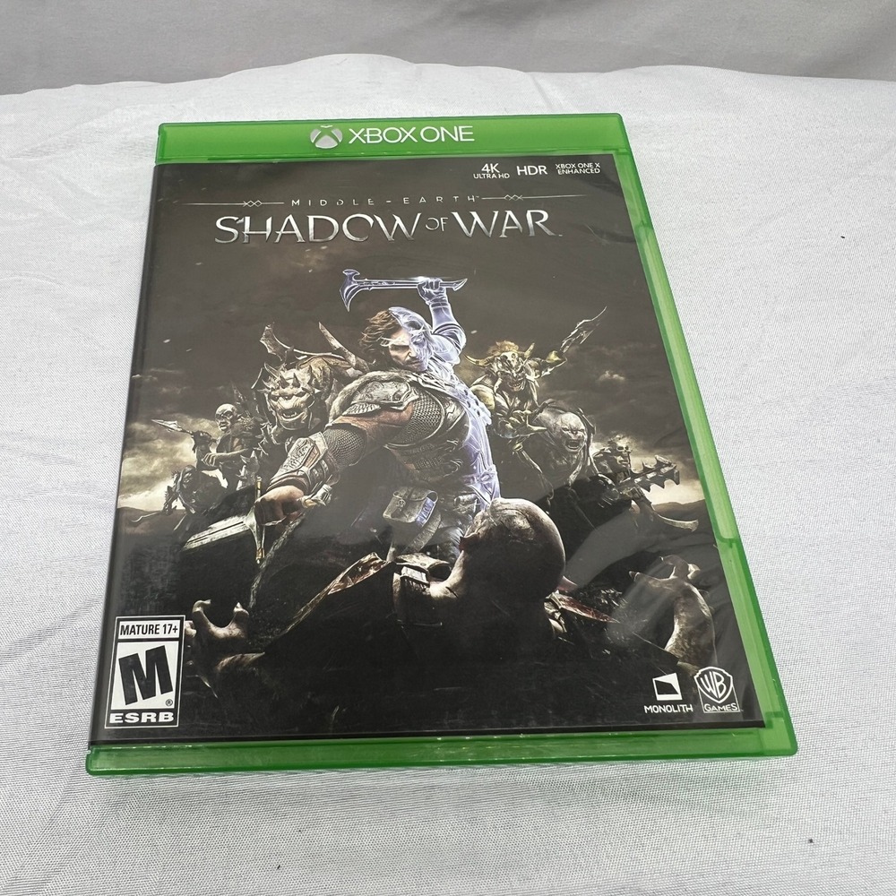 Middle Earth‎ Shadow of War Video Game Xbox One 4K HDR